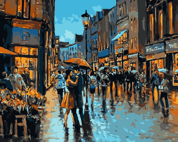 Crowded Street in Venice Crowded Street in Venice