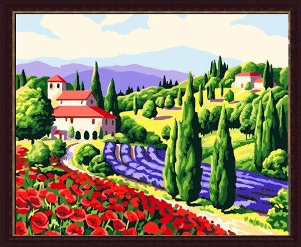 Painting by Numbers Kit - 40x50cm - Dream Manor Painting by Numbers Kit - 40x50cm - Dream Manor
