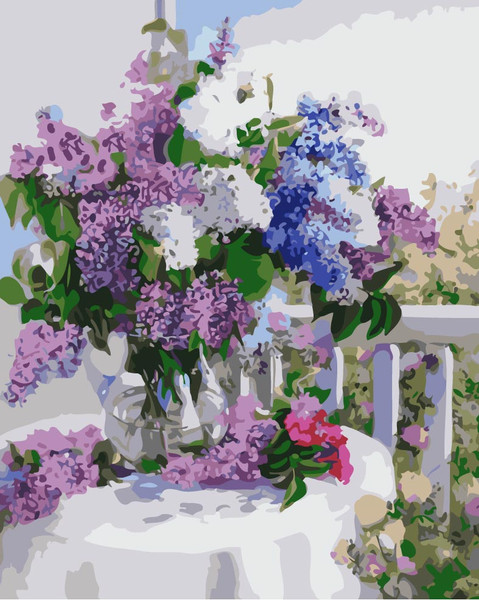 Sky Blue paint by numbers Sky Blue paint by numbers