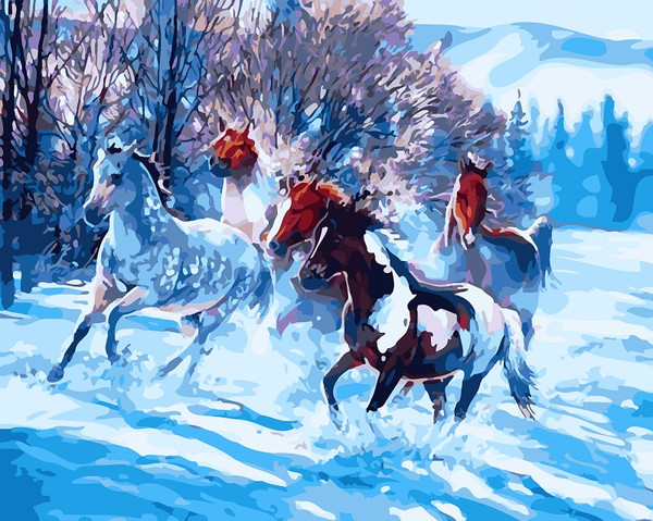 Racing in Icy Land Racing in Icy Land