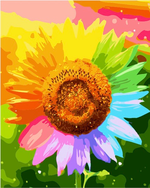 Colourful Sunflower Colourful Sunflower