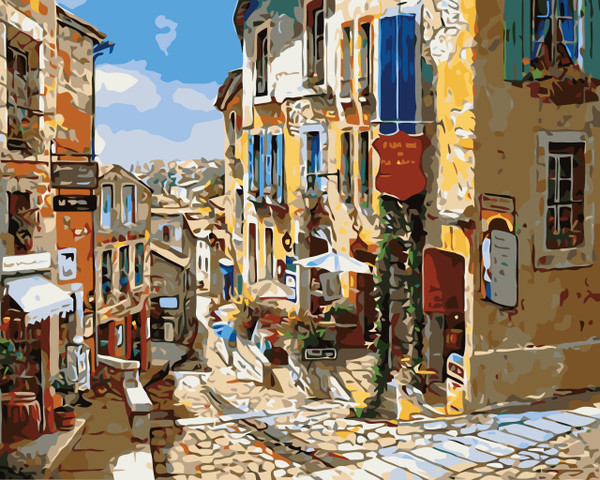 Italian Street Paint by Numbers Kit