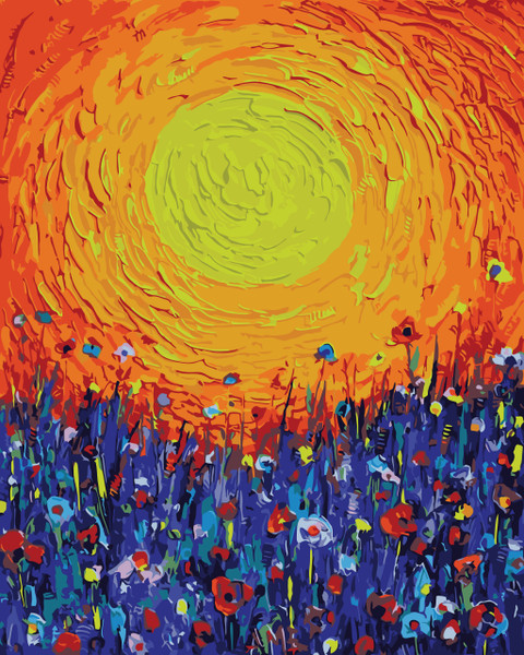 Afternoon Paint by Numbers Kit Afternoon Paint by Numbers Kit