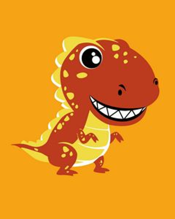 Baby TRex Paint by Numbers 20x30cm Kit