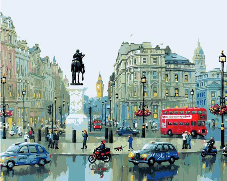 Vibrant London 2 Paint by Numbers Kit - 40x50cm