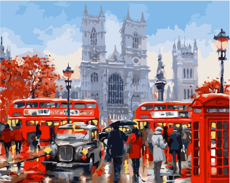The City of London Paint by Numbers Kit - 40x50cm