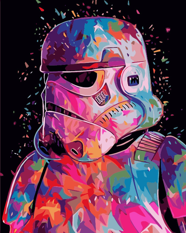 Massive Storm Trooper Paint by Numbers 50x65cm