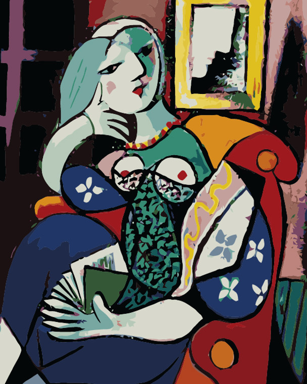 Woman with a Book by Picasso