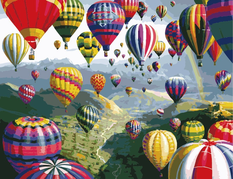 sky hot air balloons