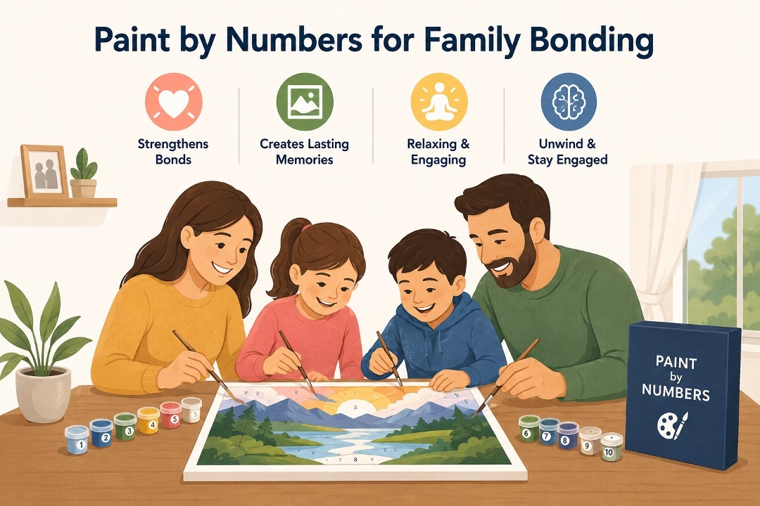 Paint by Numbers - Enjoy with Family and Friends