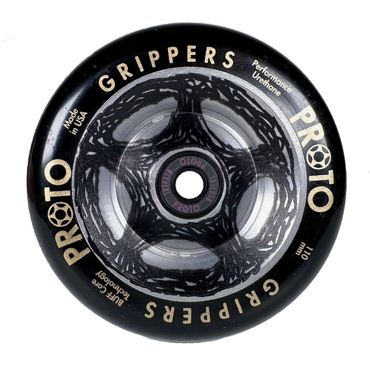 PROTO – “CATALYST” Full Core Grippers 110 x 24mm (Black On Raw