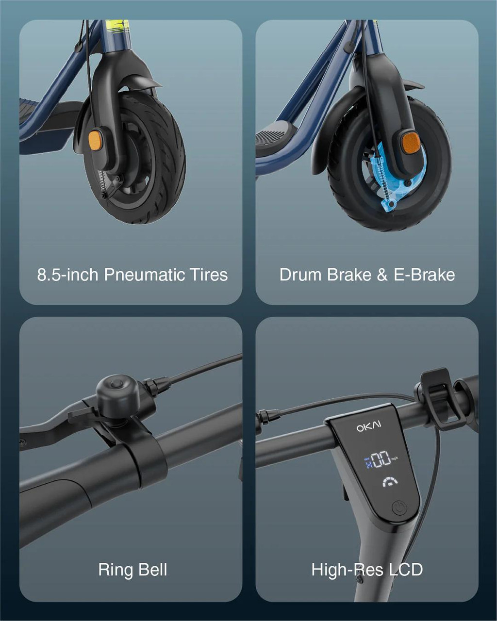 OKAI - Zippy Pro ES52 Electric Scooter - OC Pro Scooters