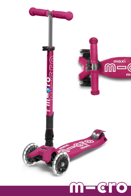 Micro - Maxi Deluxe Foldable LED Scooter