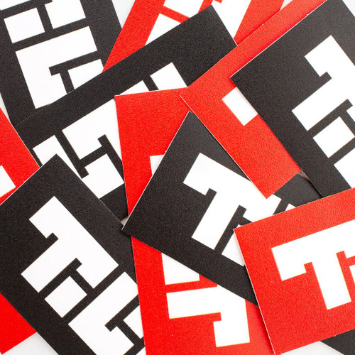 Tilt Block Logo Shop Sticker