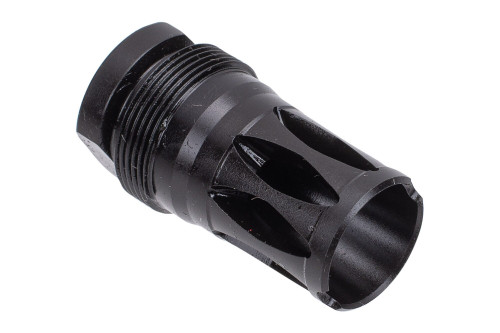 Forward Controls Design / Revival Defense Flash Hider Comp - External Thread Suppressor Mount - 1/2 X 28