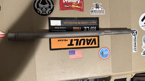 **USED DEMO** Shaw Barrels Rifle Length HBAR Profile 22 ARC AR-15 Barrel - 18" - 1:7 - Matte Stainless - 1/2x28