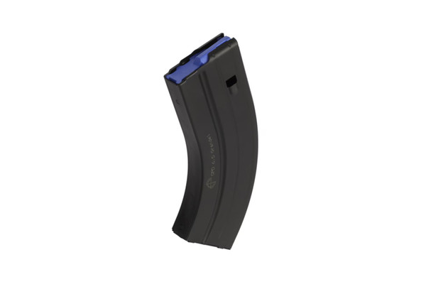 DURAMAG Stainless Steel 26-Round AR-15 Magazine - 6.5 Grendel - Blue Follower