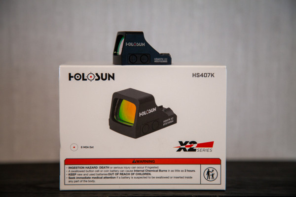 Holosun 407K Red 6 MOA Dot