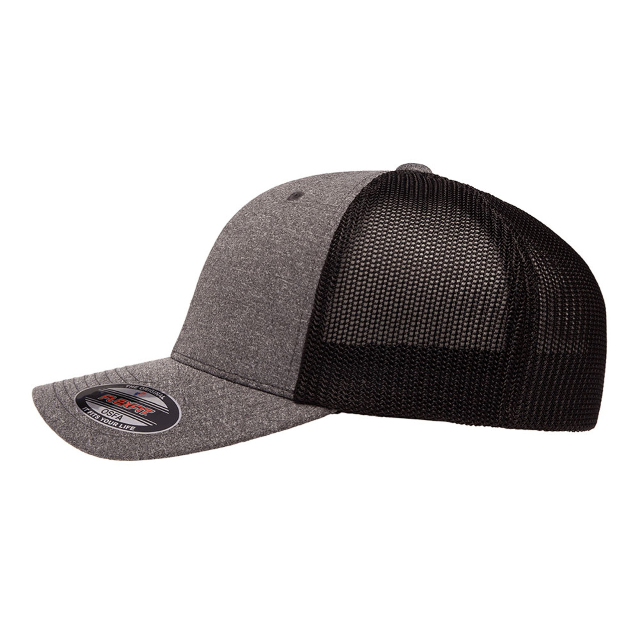 Melange Jac Trucker Cap | Hat - Dozen One The Flexfit