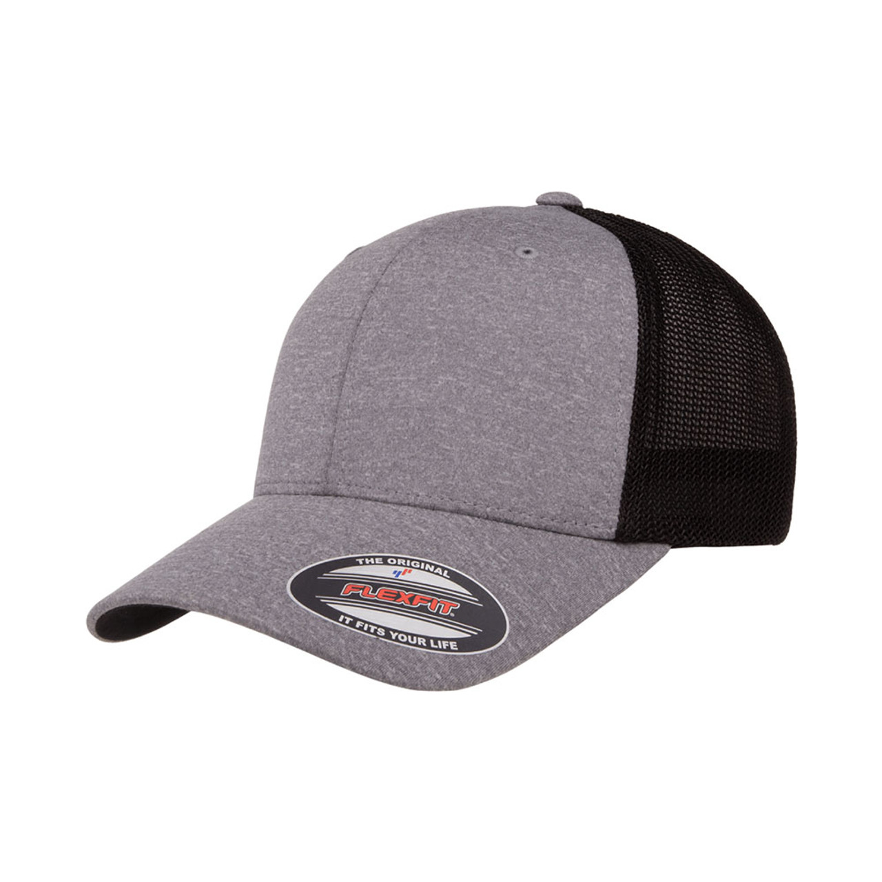 Flexfit Melange Trucker Cap - Dozen One Jac Hat The 