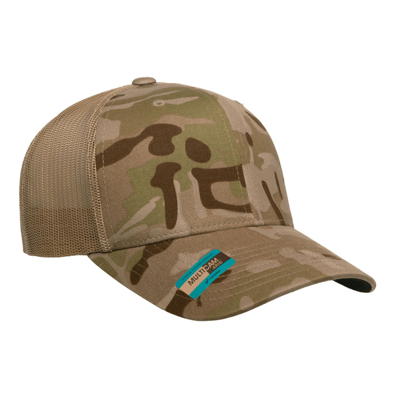 Yupoong 6606MC Yp Classics Retro Trucker Multicam Snapback, Mlticm Arid/ Brn