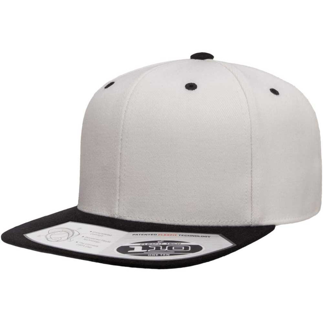 Flexfit 110® Premium Snapback Cap Dozen One Hat | - Jac 2-Tone The