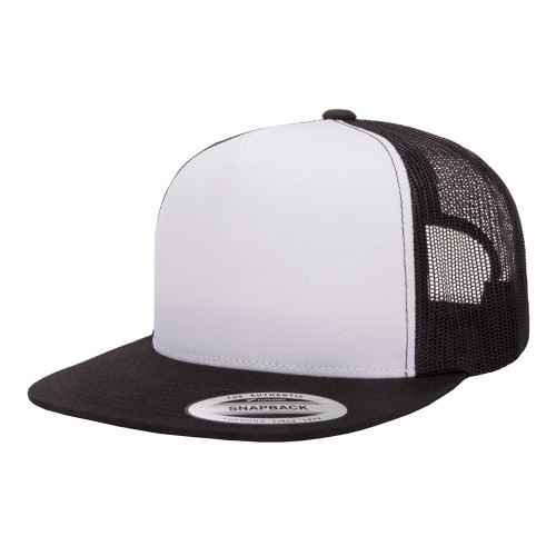 YP Classics Classic Trucker Cap 6006W Black White Black - White Front 6006W Black White Black - One Dozen