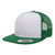 YP Classics Classic Trucker Cap 6006W Kelly White Kelly - White Front 6006W Kelly White Kelly - One Dozen