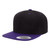 YP Classics Premium Snapback Cap 6089Mt Black Purple - 2-Tone 6089Mt Black Purple - One Dozen