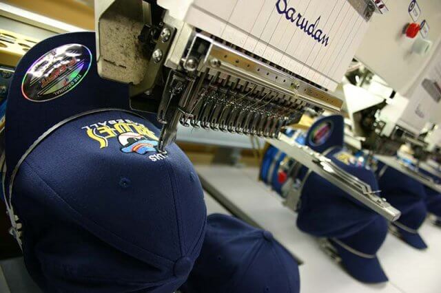 custom hat embroidery machine