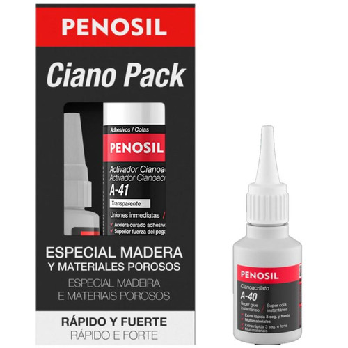 Lote Cianocrilato A-40 + A-41 Activador Penosil