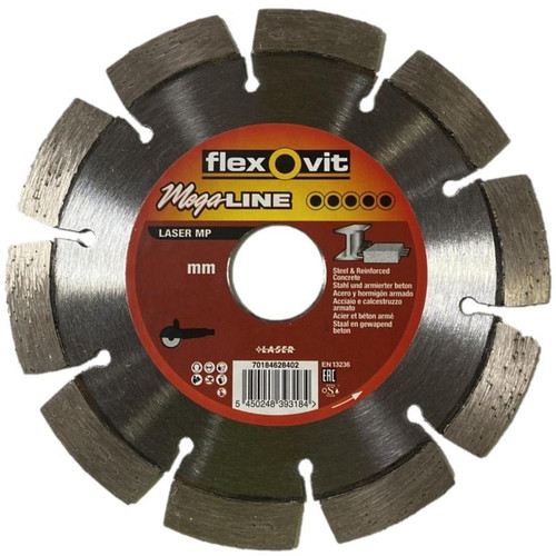 Disco Diamante Hormigón-Acero Laser MP Flexovit