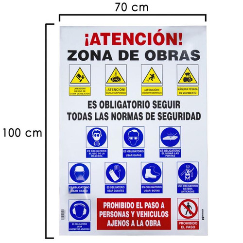 Cartel General Obra 100x70