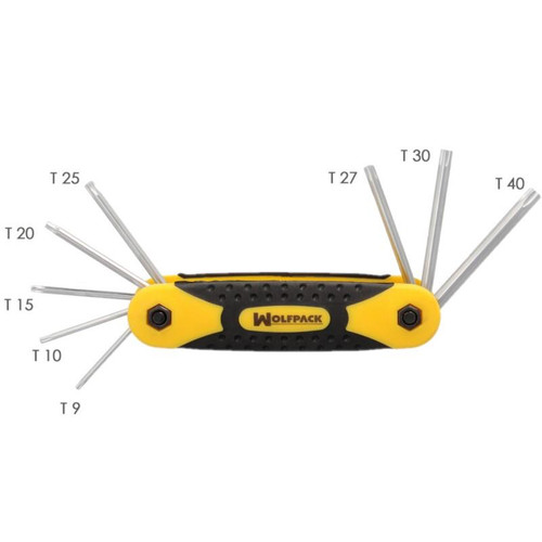 Juego 8 Piezas Llave Torx Wolfpack