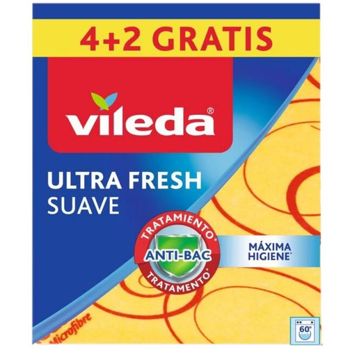 Bayeta Amarilla Suave 4+2 Vileda