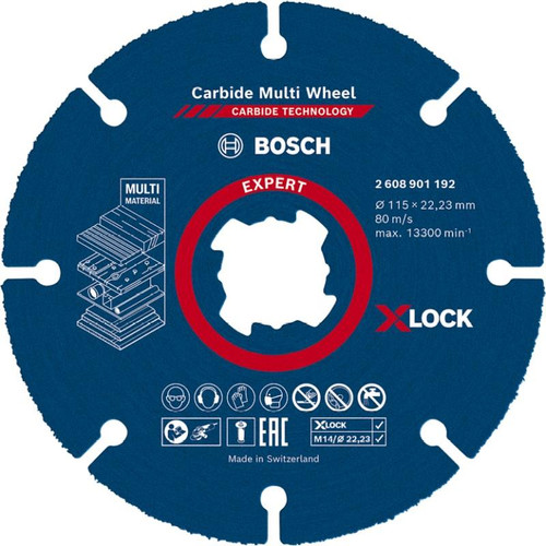 Bosch Disco Multimaterial Carbide X-Lock