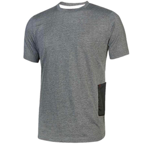 Camiseta Road Gris Meteorito UPower