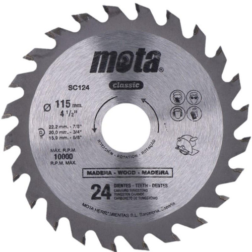 Disco Widia Madera 115 Mota