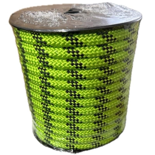 Rollo Cordelería Nylon Trenzada Verde Fluor