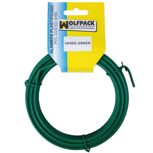Rollo Alambre Plactificado Verde Wolfpack
