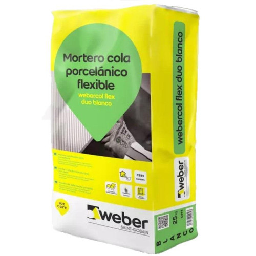 Saco Pegamento Webercolor Flex Duo Blanco