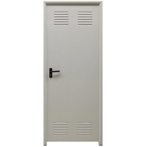 Puerta Chapa Derecha Con Rejilla Blanca