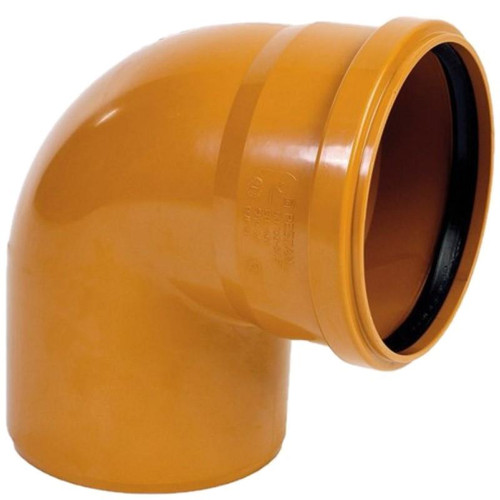 Codo PVC Teja 87º Junta Elástica
