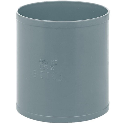 Manguito PVC Hembra Gris Oscuro