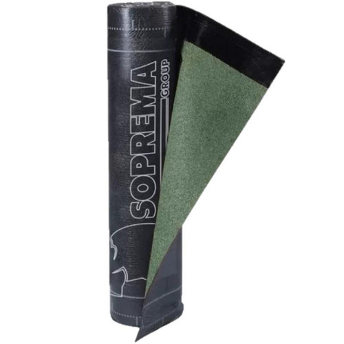 Rollo Tela Asfáltica Pizarra Morterplas SBS FV 4 KG