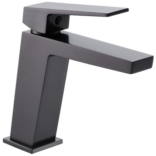 Monomando Lavabo Art Black Gun Metal Imex