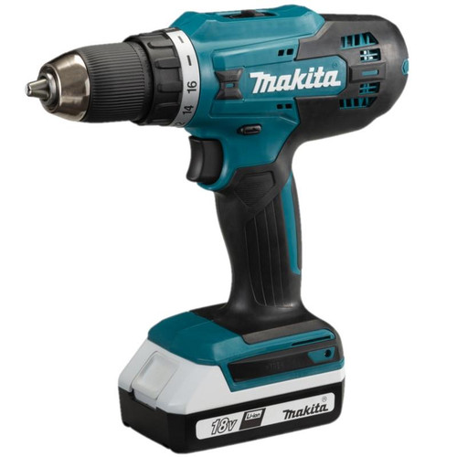 Taladro Atornillador 18V + 2 Baterias 2.0AH Makita