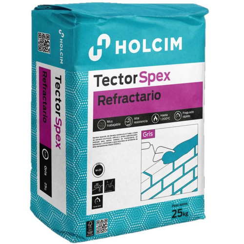 Saco Mortero Tectorspex Refractario 25KG