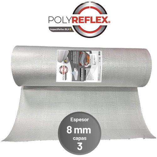 ROLLO POLYREFLEX BLH-B 8MM 1.2X30M (36M2/ROLLO)