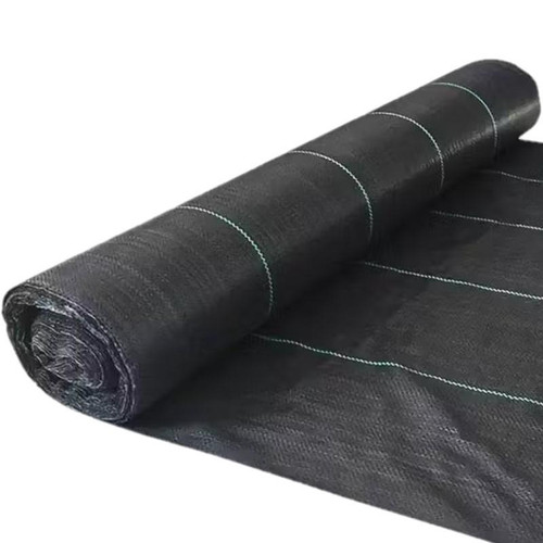 Rollo Tejido Antihierbas Negro